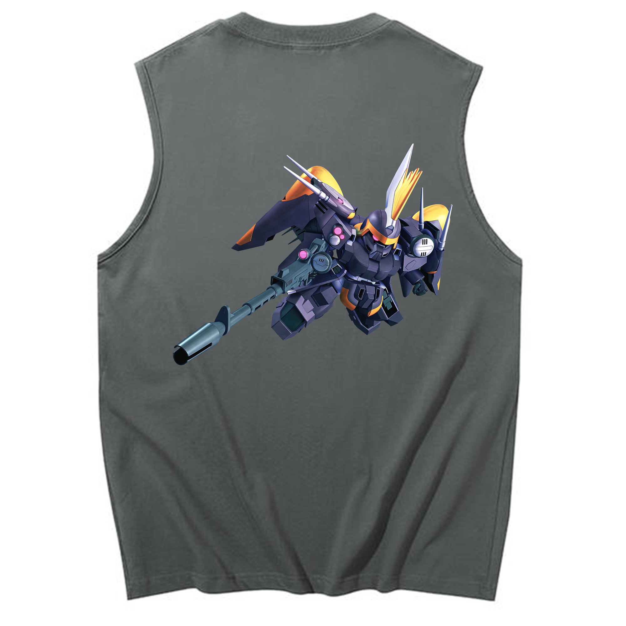 （画像用） 機動戦士ガンダム Mobile Suit Gundam コットン100％タンクトップ（背面プリント）